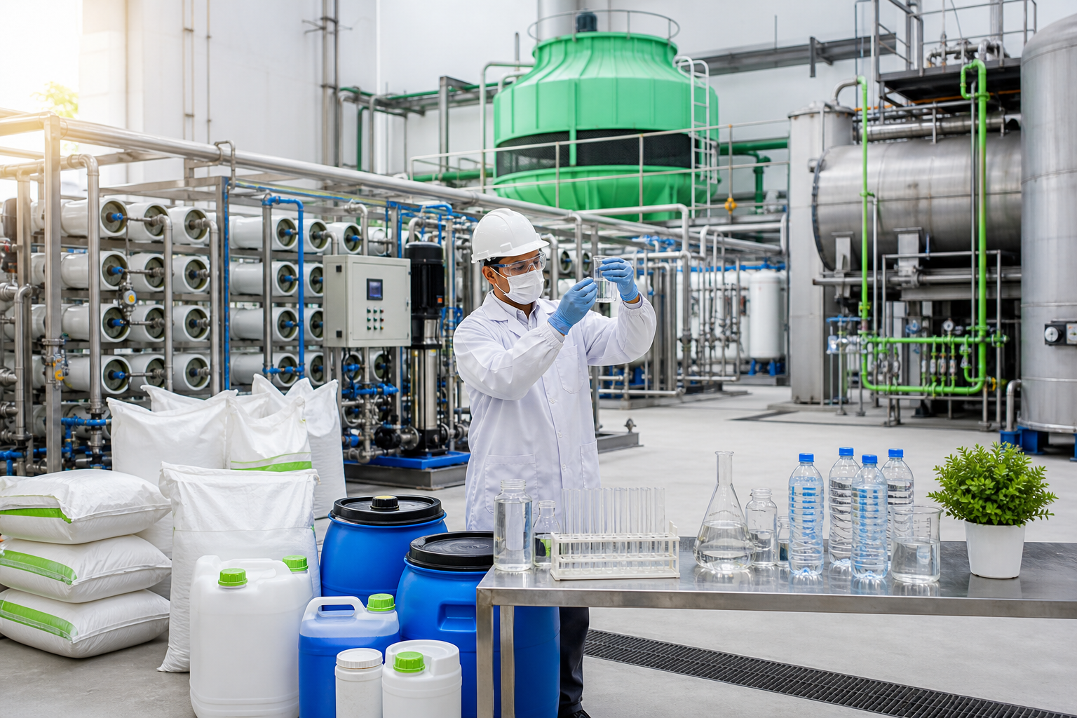 Cleanex Chemicals product group and industrial water treatment support