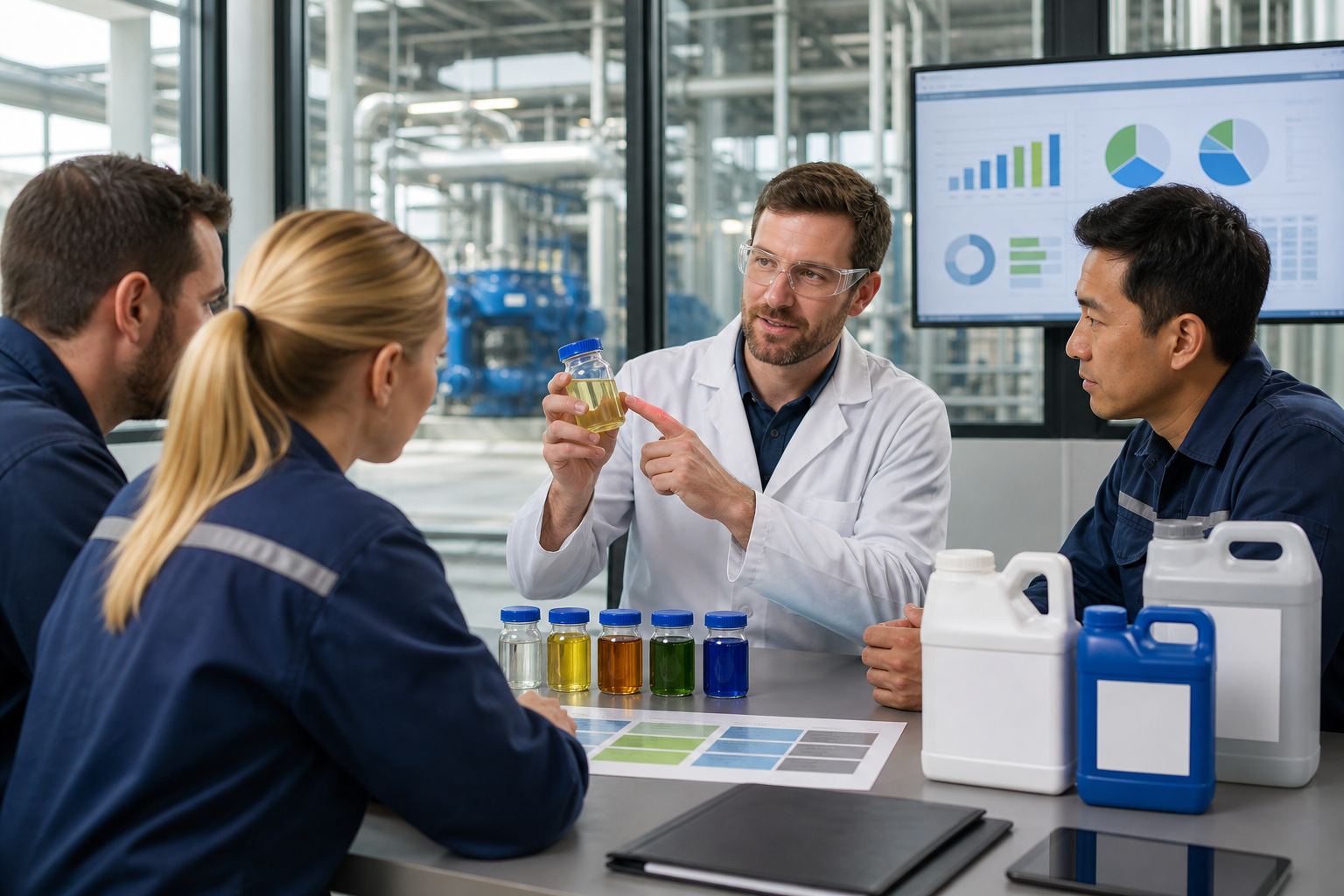Chemical recommendation meeting for plant treatment program