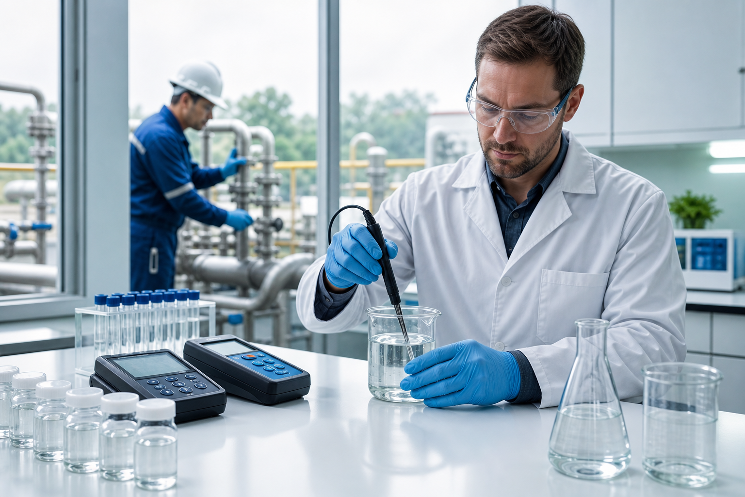 Laboratory water testing for treatment selection